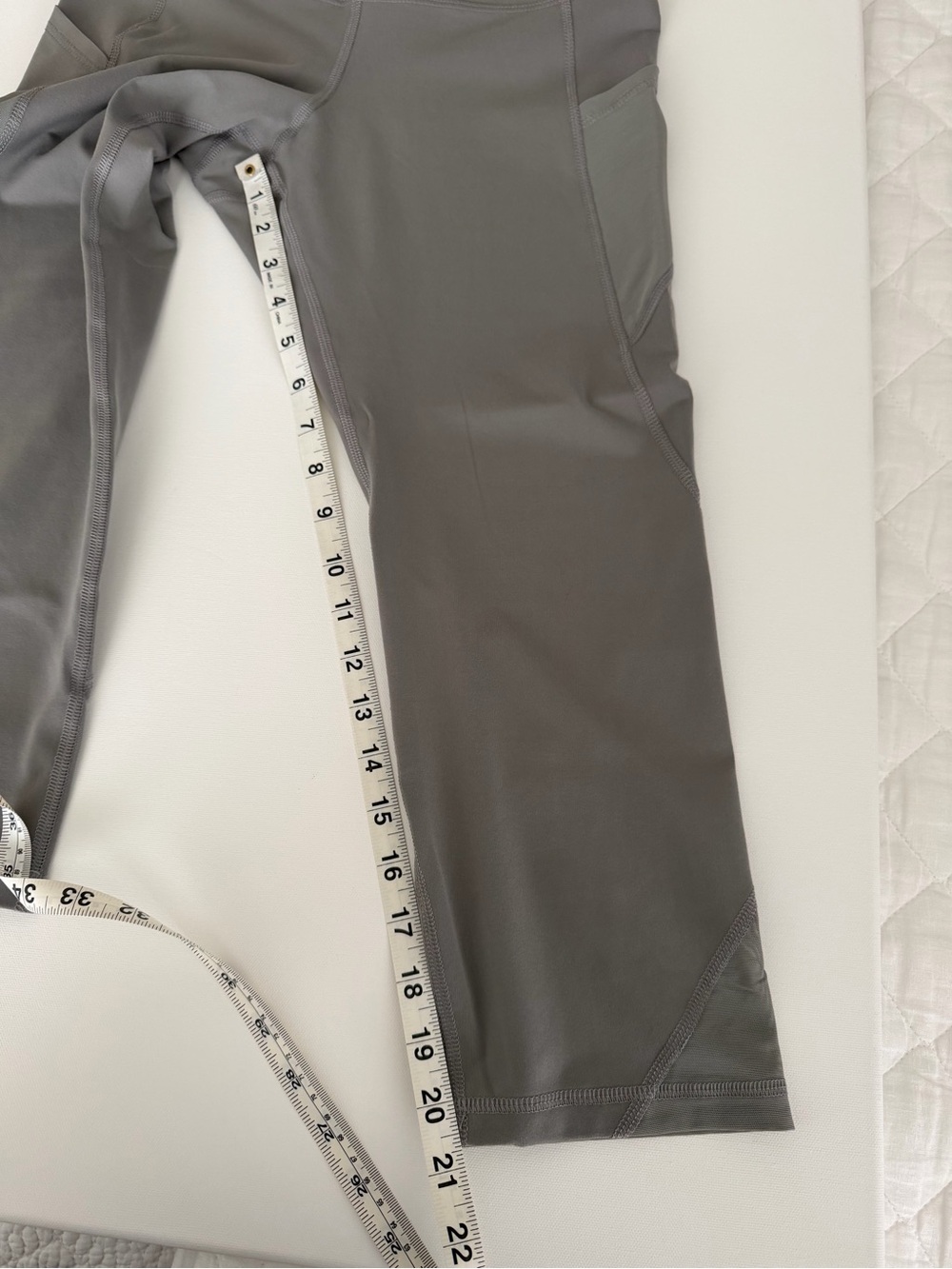 Old Navy Gray Leggings with Side Pockets - Picture 5 of 5